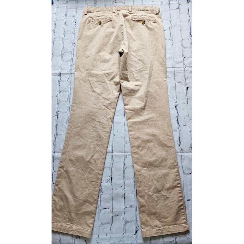 Arturo Calle Aiden Slim Fit Chino Pants Mens 32x32 Tan Khaki Cotton Trousers - Picture 10 of 14